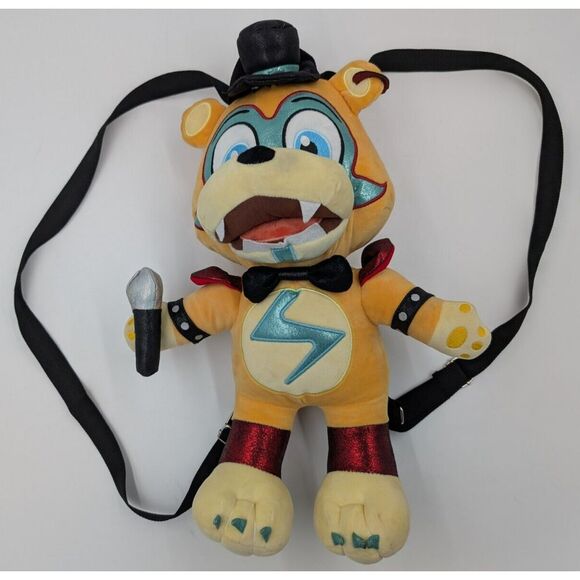 Set Zaino E Lunch Box Five Nights At Freddy's Security Breach, 5 Pezzi Con Portachiavi E Valigetta, Blu